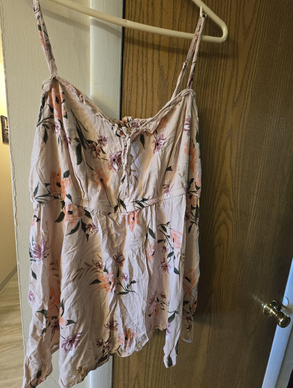 torrid Pink Floral Spaghetti-Strap Camisole Top